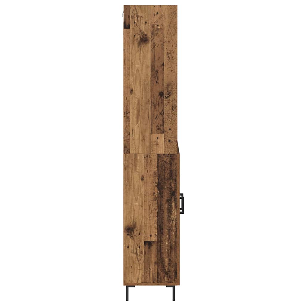 Høyskap Gammelt tre 69,5 x 34 x 180 cm Konstruert tre