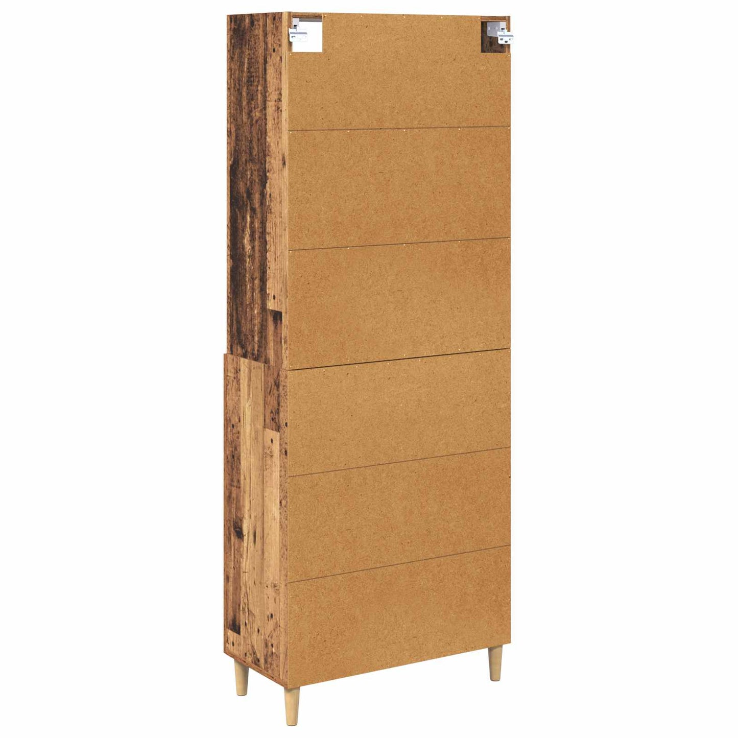 Høyskap med skuff Gamle tre 69,5 x 32,5 x 180 cm Konstruert tre