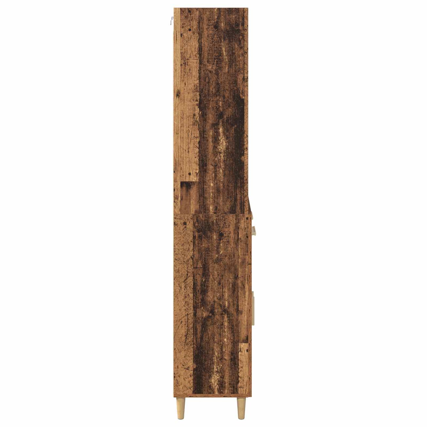 Høyskap med skuff Gamle tre 69,5 x 32,5 x 180 cm Konstruert tre