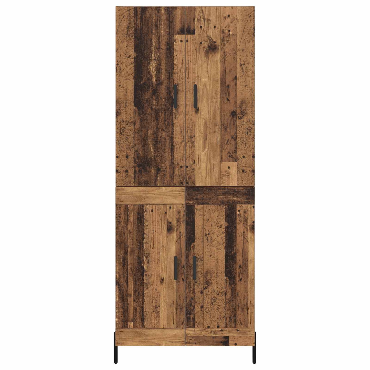 Høyskap Veggmontert Gamle tre 69,5 x 34 x 180 cm Konstruert tre