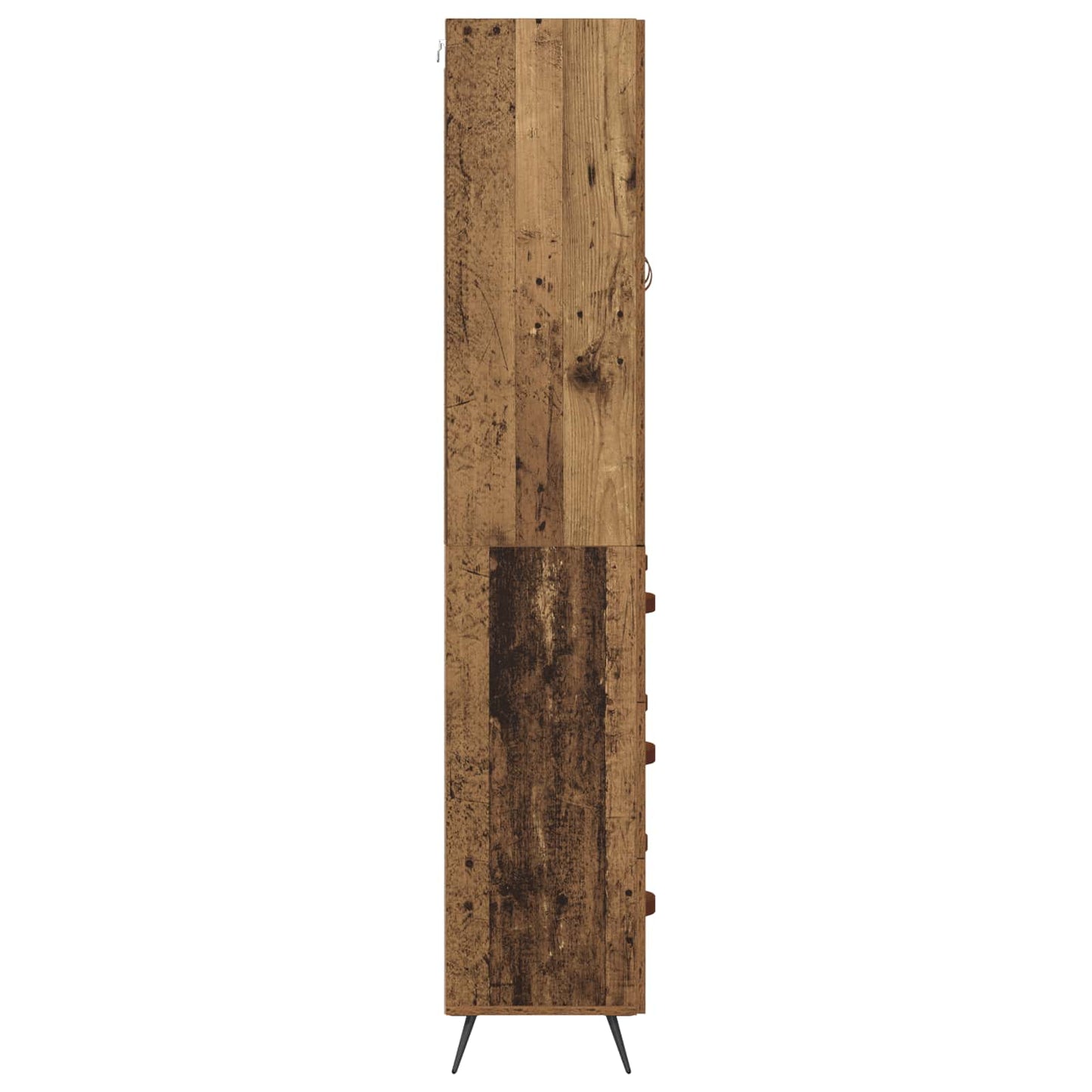 Høyskap Veggmontert Gamle tre 69,5 x 34 x 180 cm Konstruert tre