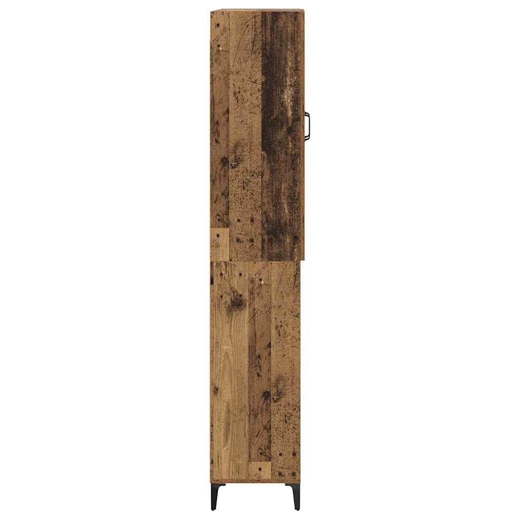 Høyskap Veggmontert Gamle tre 69,5 x 34 x 180 cm Konstruert tre