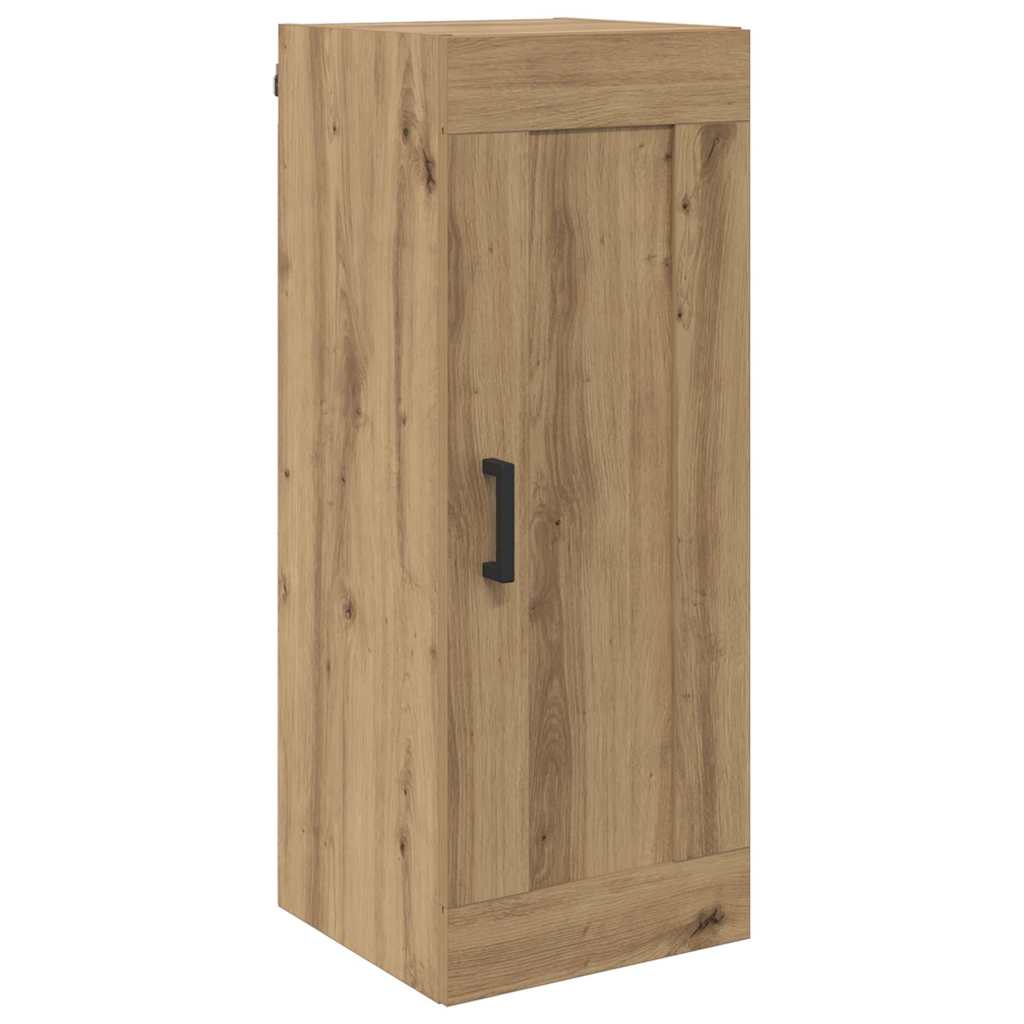 Høyskap med skuff Artisan Eik 34,5 x 34 x 180 cm Konstruert tre