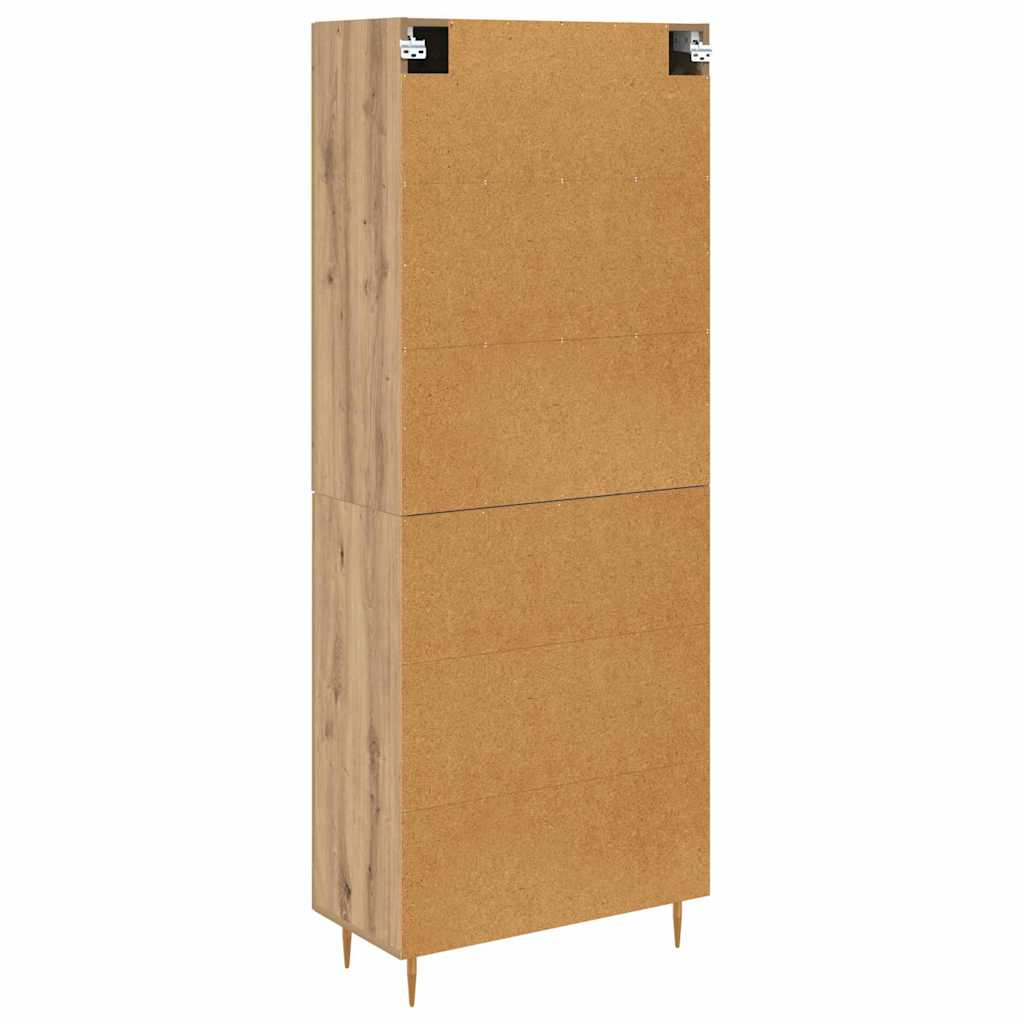 Høyskap Artisan Eik 69,5 x 34 x 180 cm Konstruert tre