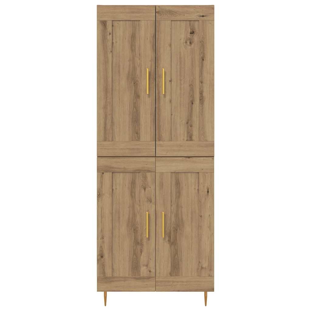 Høyskap Artisan Eik 69,5 x 34 x 180 cm Konstruert tre