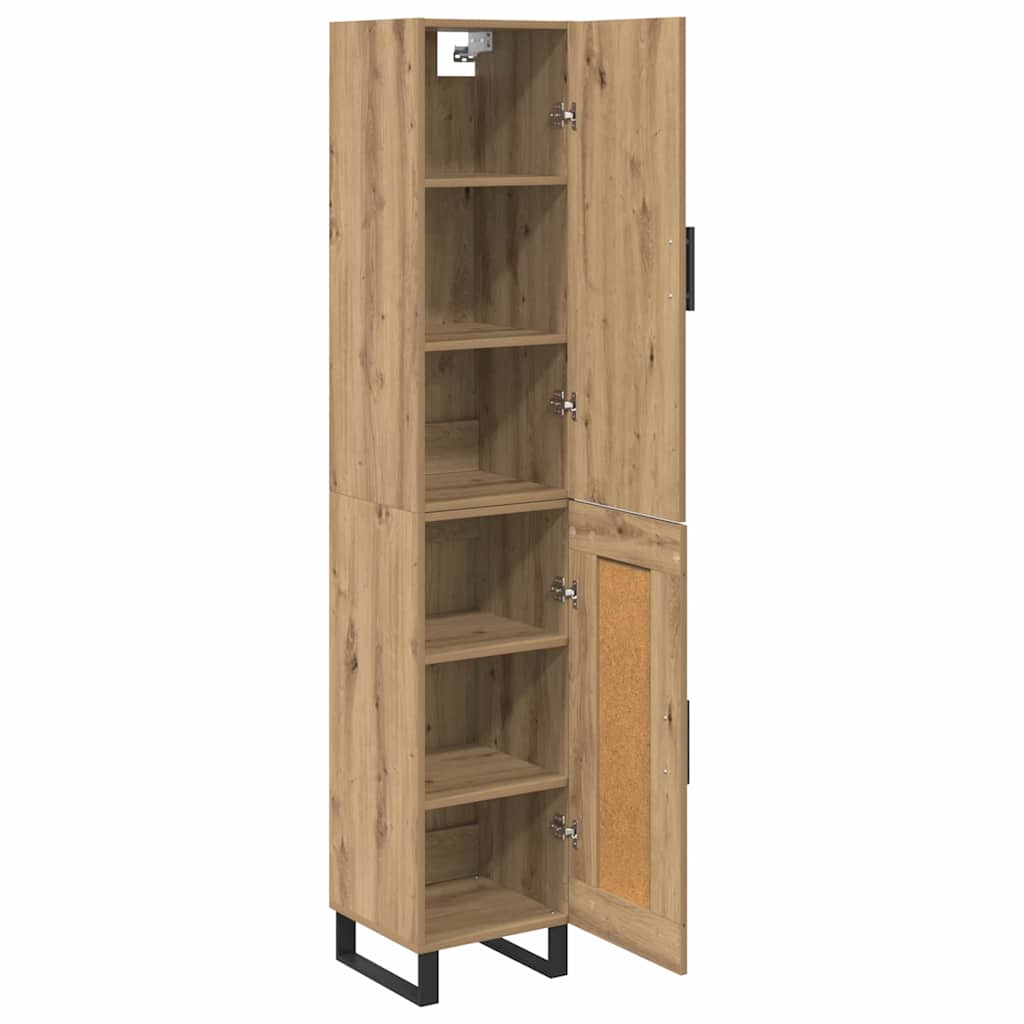Høyskap Artisan Eik 34,5 x 34 x 180 cm Konstruert tre