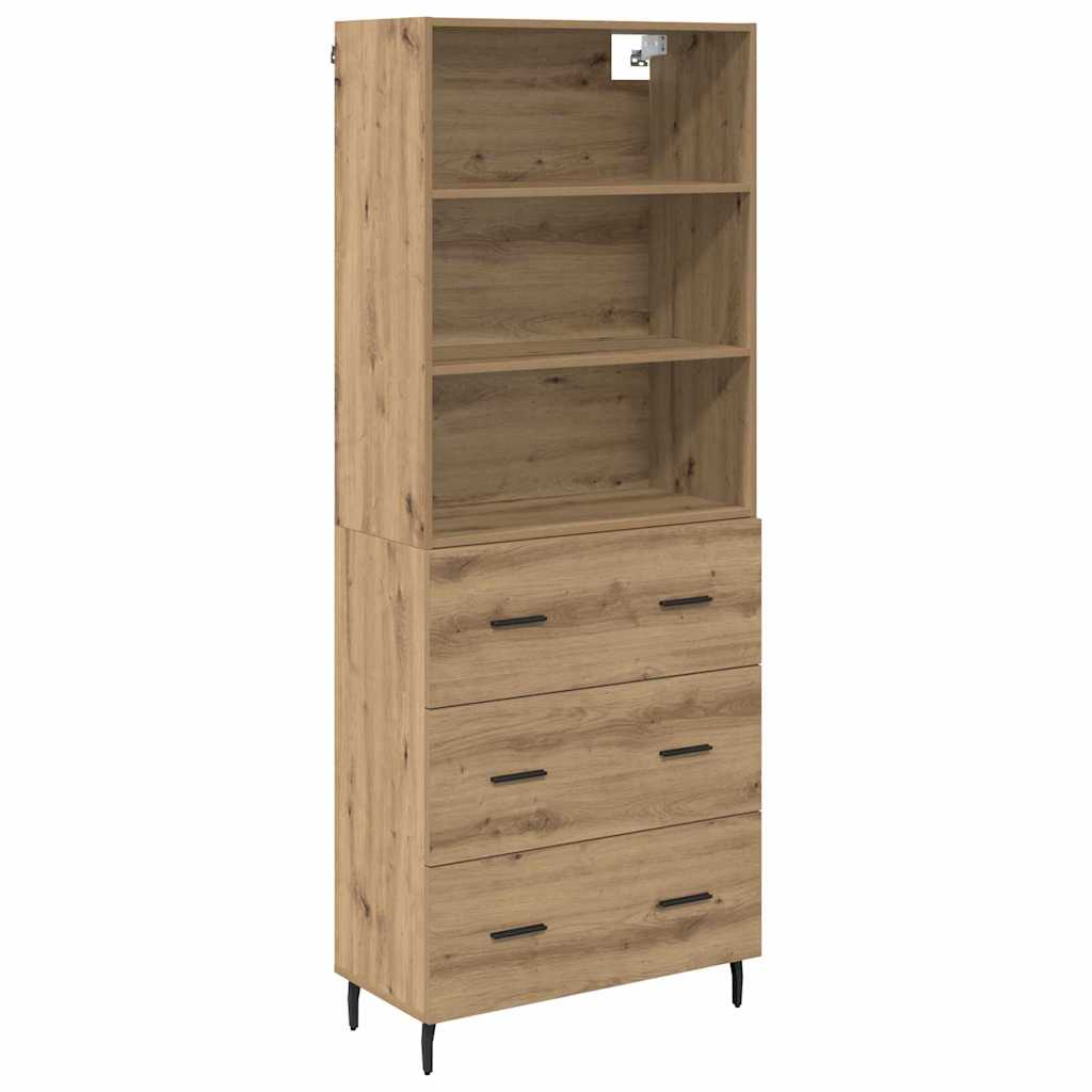 Høyskap 2 pcs Artisan Eik 69,5 x 32,5 x 180 cm Konstruert tre