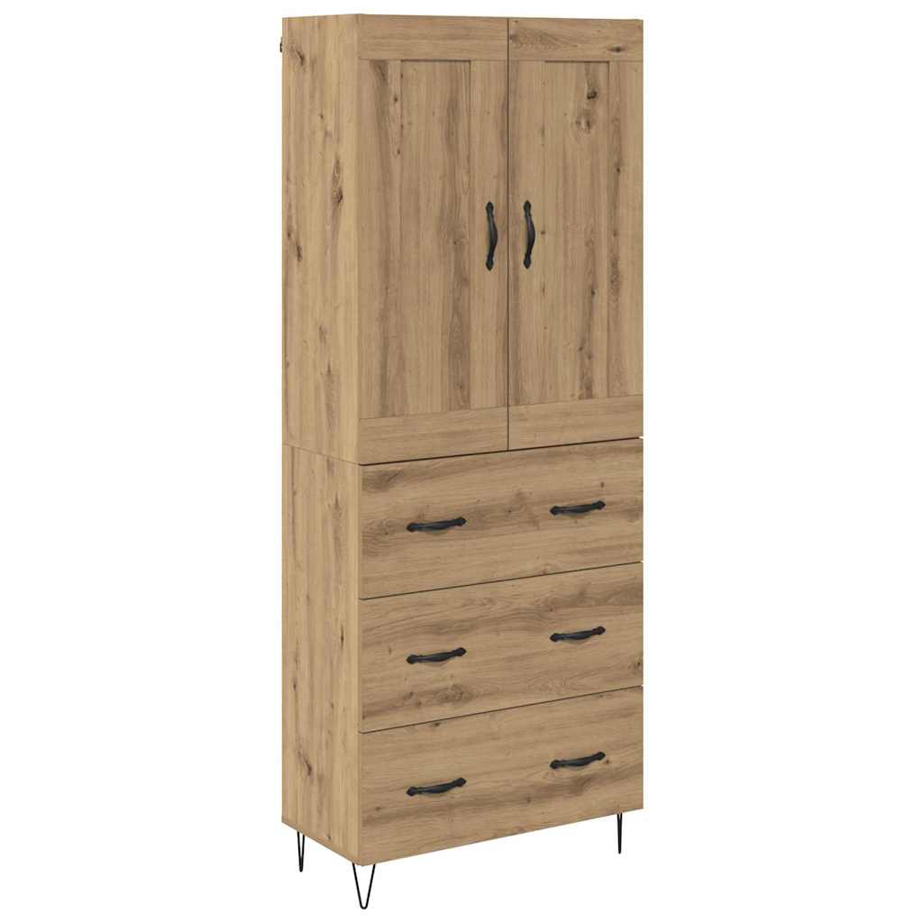 Høyskap Artisan Eik 69,5 x 34 x 180 cm Konstruert tre