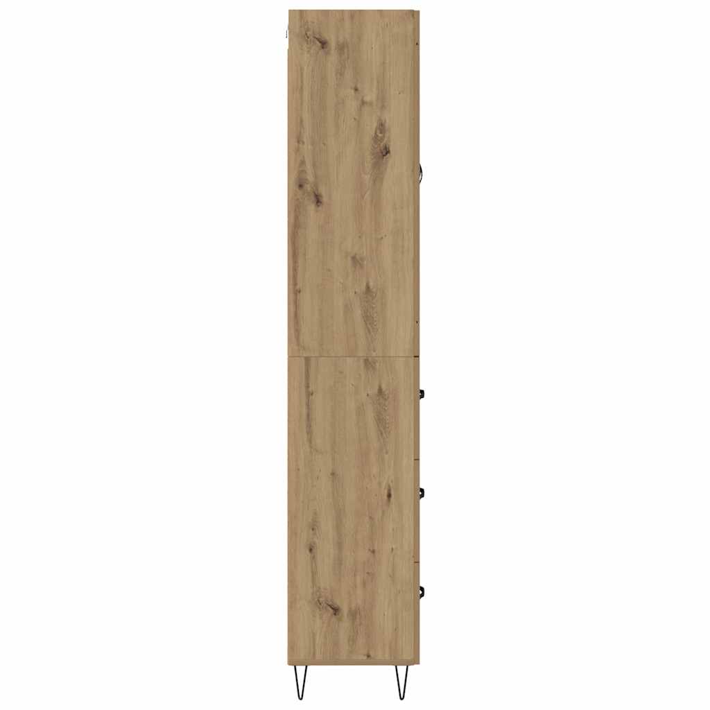 Høyskap Artisan Eik 69,5 x 34 x 180 cm Konstruert tre