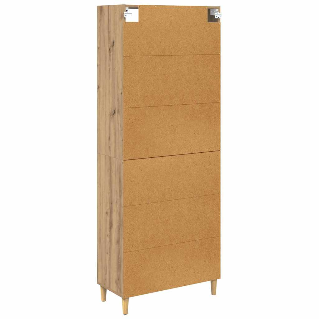 Høyskap Artisan Eik 69,5 x 32,5 x 180 cm Konstruert tre