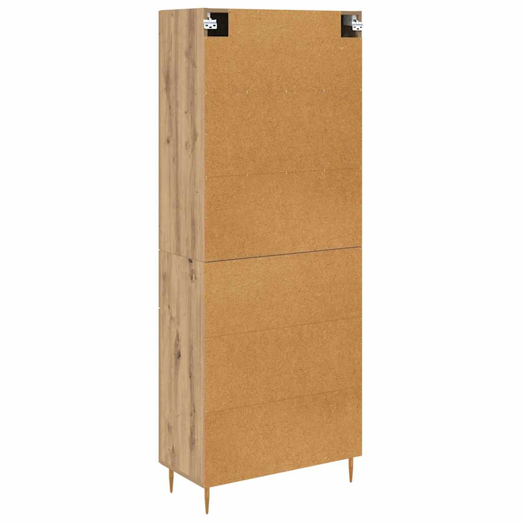 Høyskap Artisan Eik 69,5 x 34 x 180 cm Konstruert tre