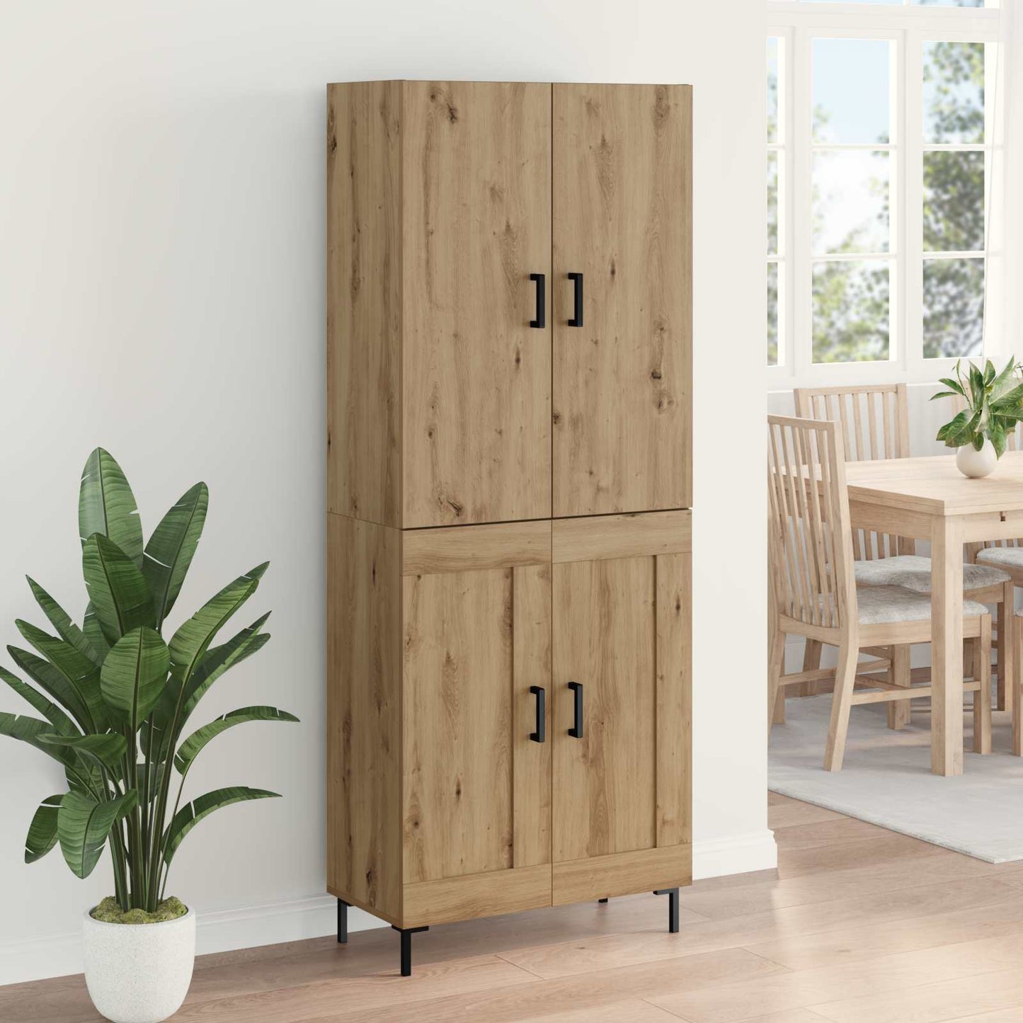 Høyskap Artisan Eik 69,5 x 34 x 180 cm Konstruert tre