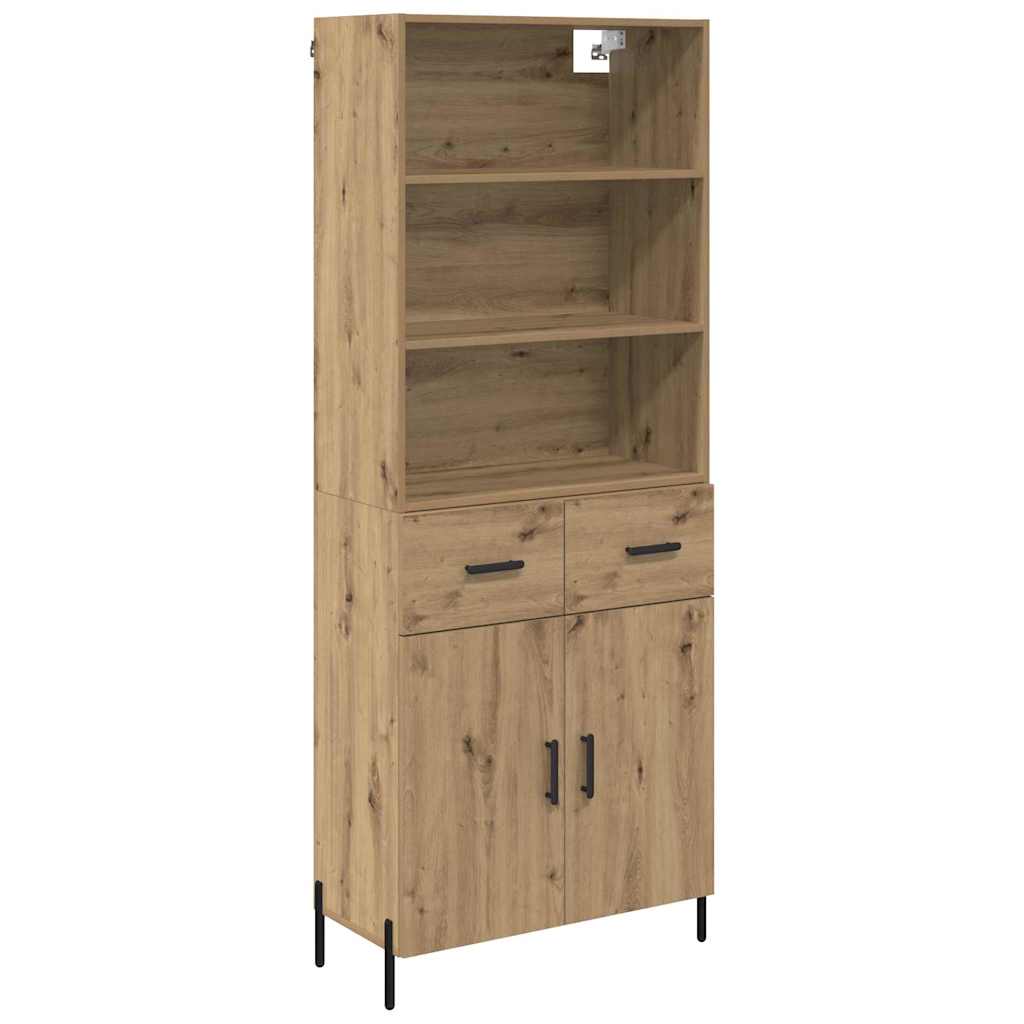 Høyskap Artisan Eik 69,5 x 32,5 x 180 cm Konstruert tre