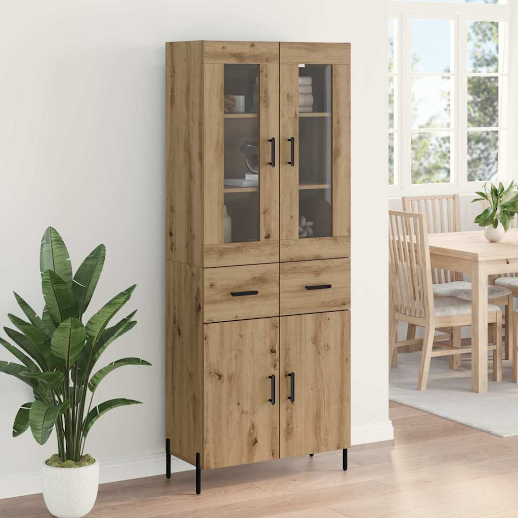 Høyskap Artisan Eik 69,5 x 34 x 180 cm Konstruert tre