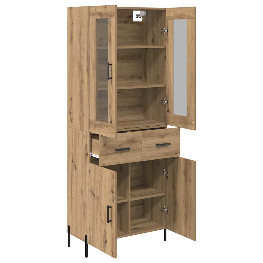 Høyskap Artisan Eik 69,5 x 34 x 180 cm Konstruert tre