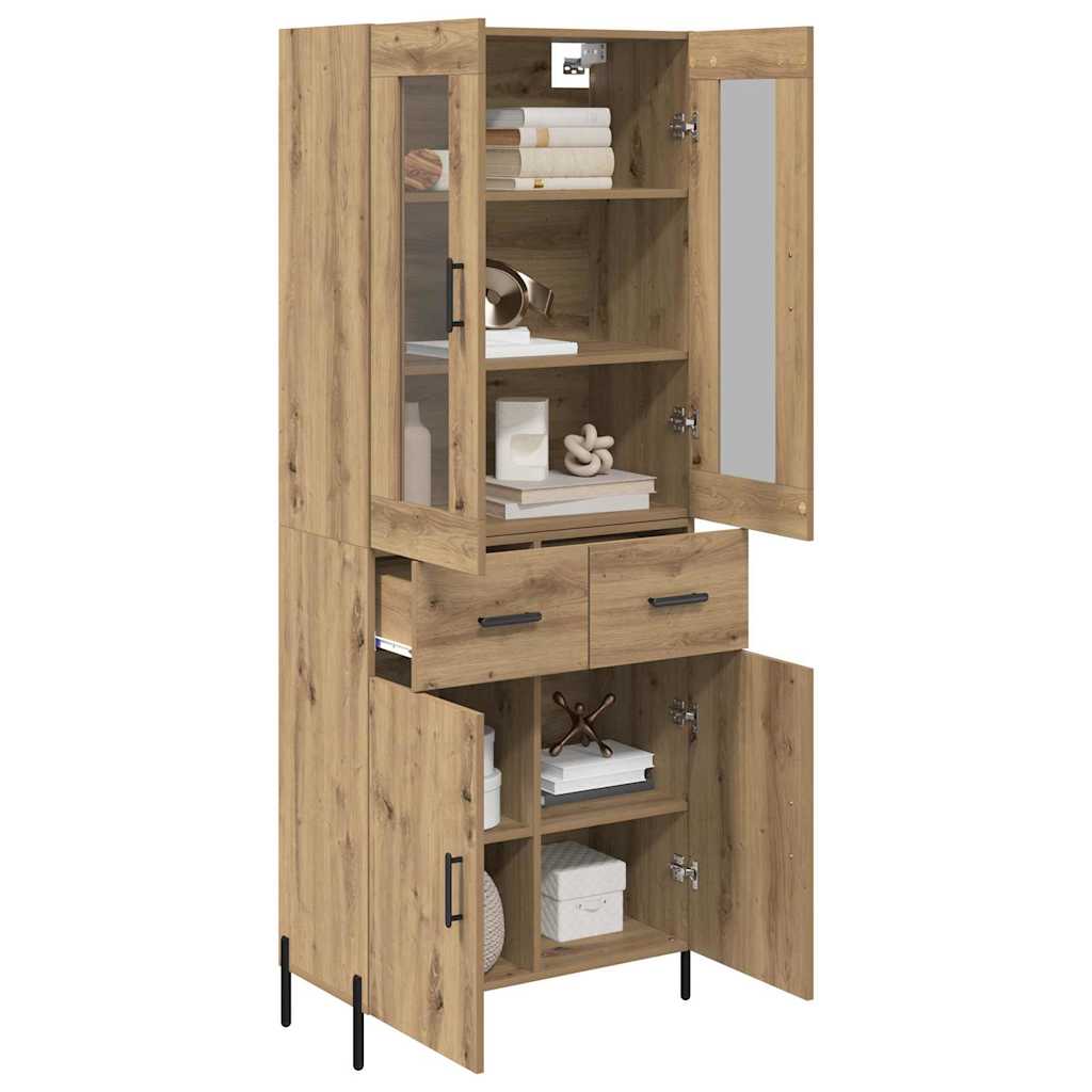 Høyskap Artisan Eik 69,5 x 34 x 180 cm Konstruert tre