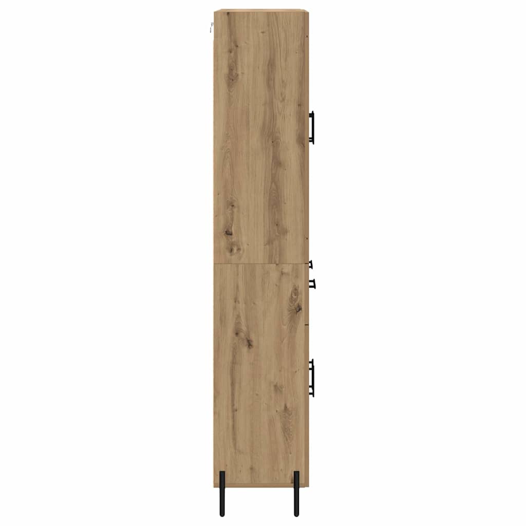 Høyskap Artisan Eik 69,5 x 34 x 180 cm Konstruert tre