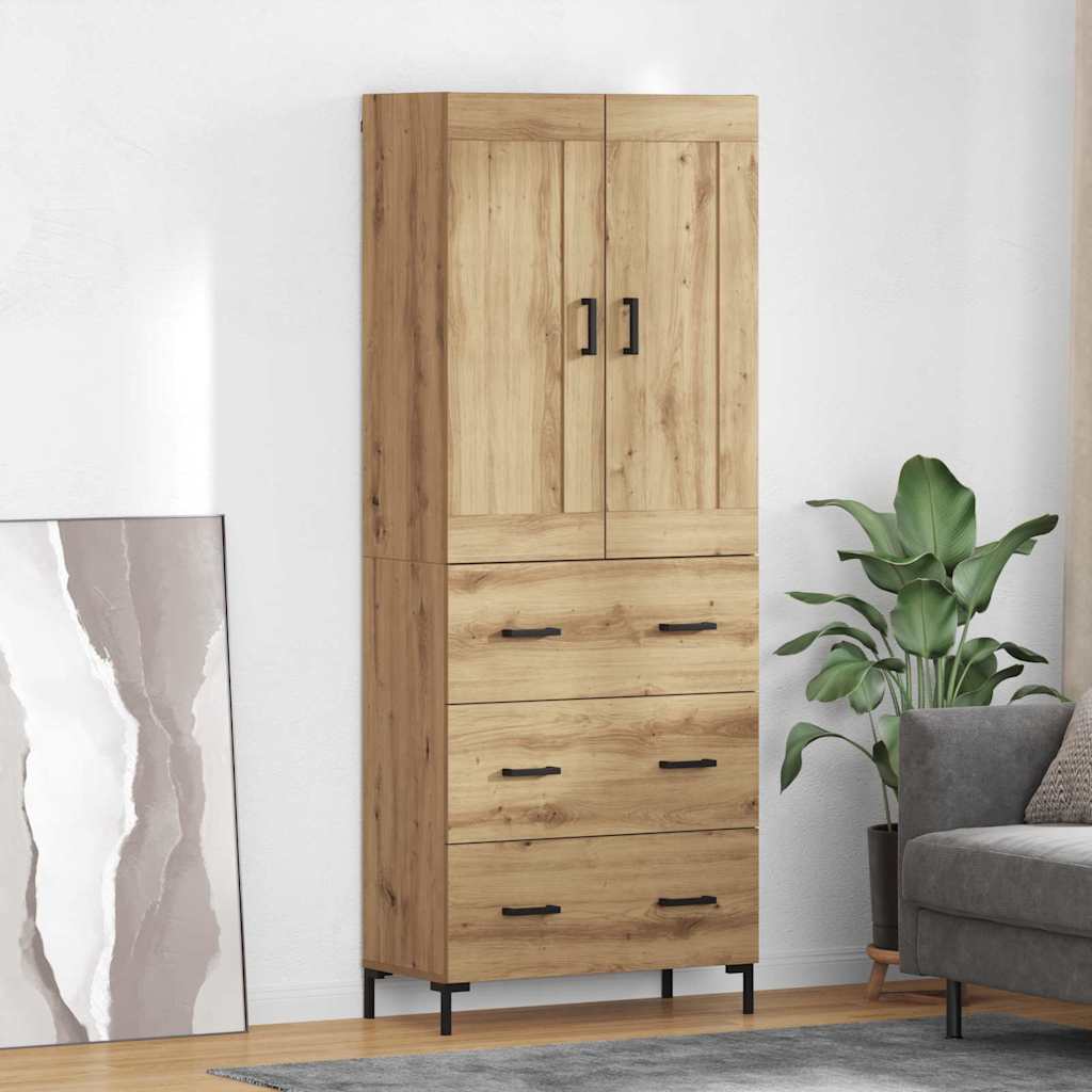 Høyskap 2 stk. Artisan Eik 69,5 x 34 x 180 cm Konstruert tre