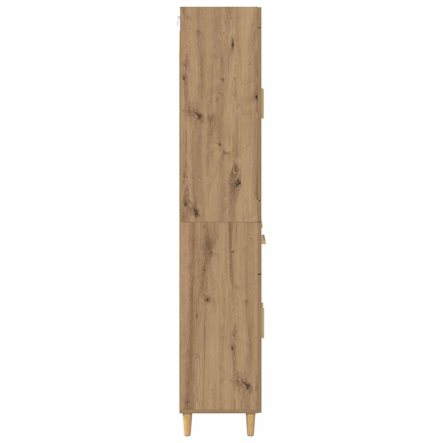 Høyskap med skuff Artisan Eik 69,5 x 34 x 180 cm Konstruert tre