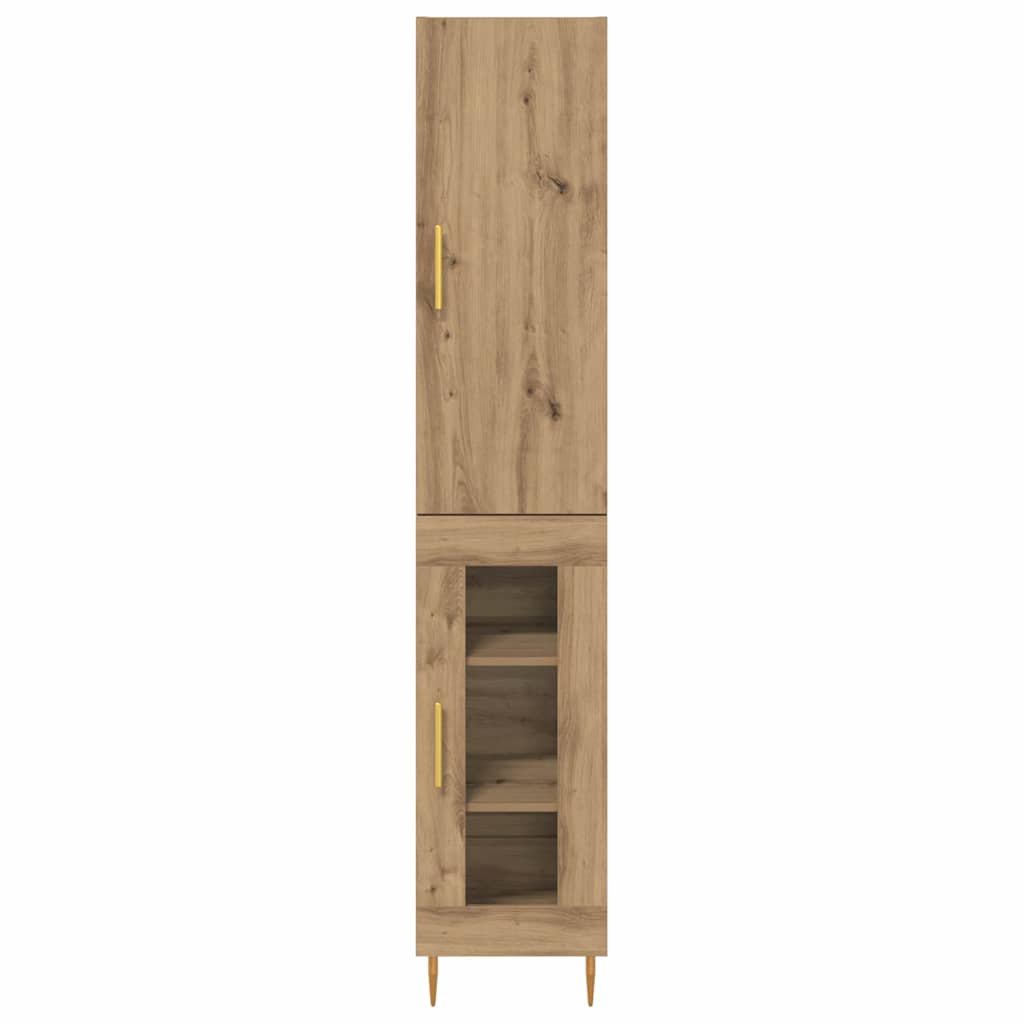 Høyskap 2 pcs Artisan Eik 34,5 x 34 x 180 cm Konstruert tre
