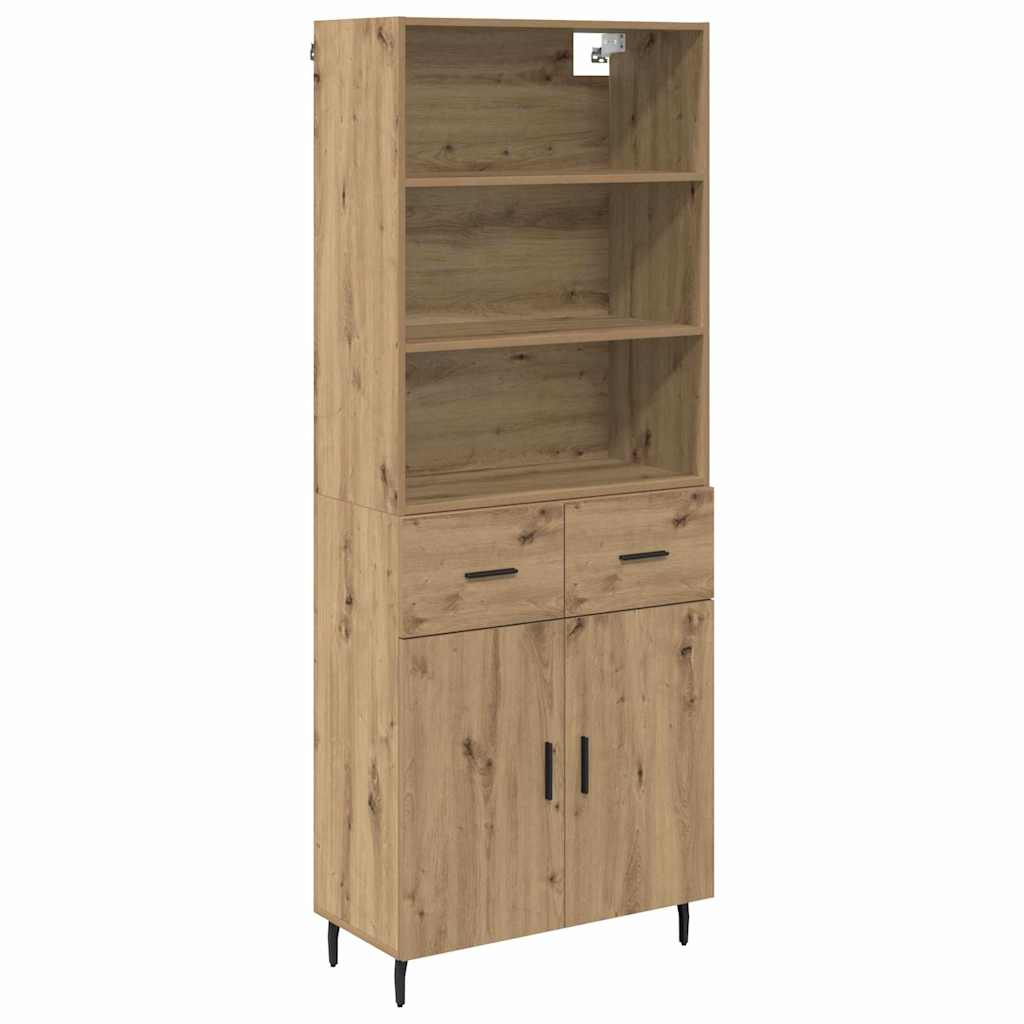 Høyskap 2 pcs Artisan Eik 69,5 x 32,5 x 180 cm Konstruert tre