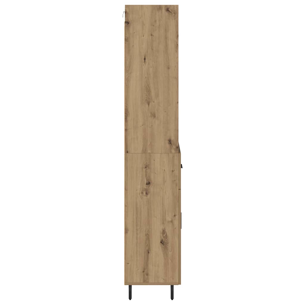 Høyskap 2 pcs Artisan Eik 69,5 x 32,5 x 180 cm Konstruert tre