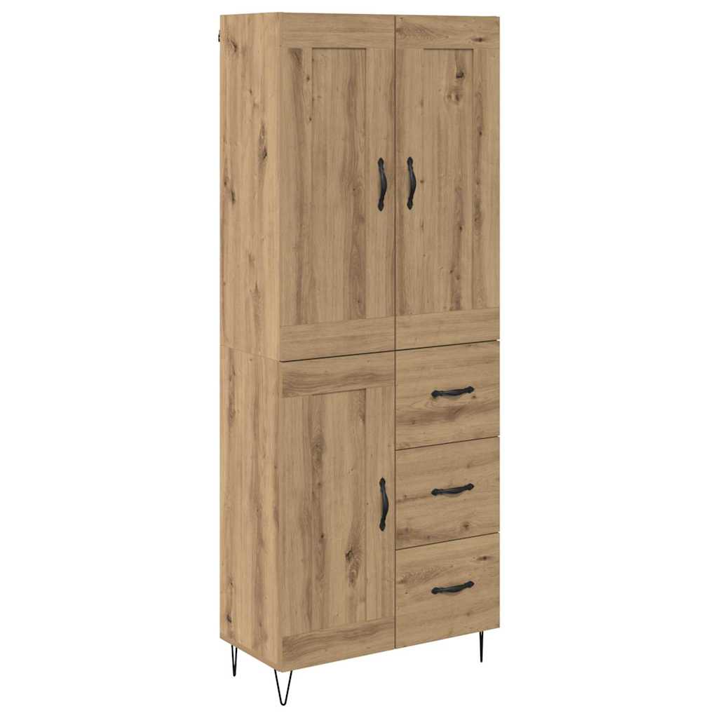 Høyskap Artisan Eik 69,5 x 34 x 180 cm Konstruert tre