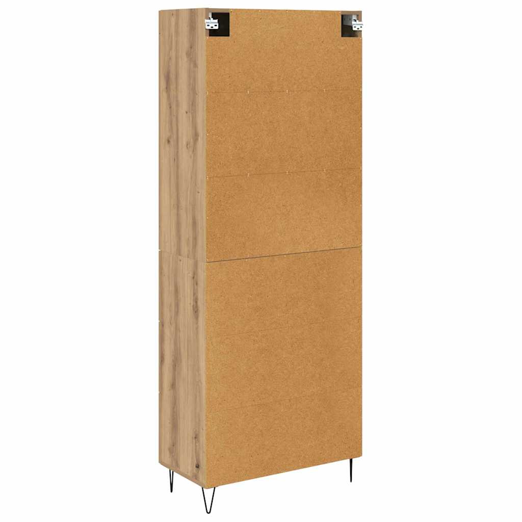 Høyskap Artisan Eik 69,5 x 34 x 180 cm Konstruert tre