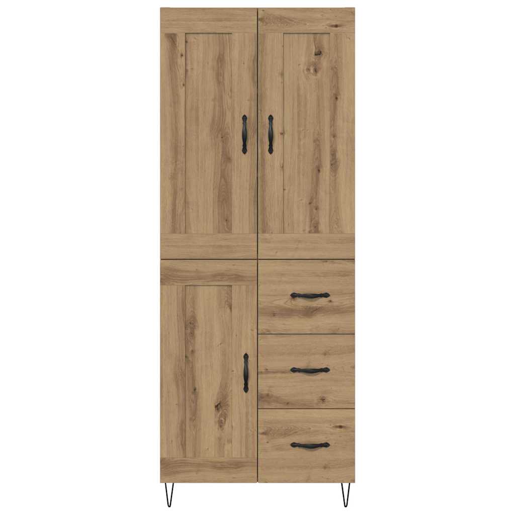 Høyskap Artisan Eik 69,5 x 34 x 180 cm Konstruert tre