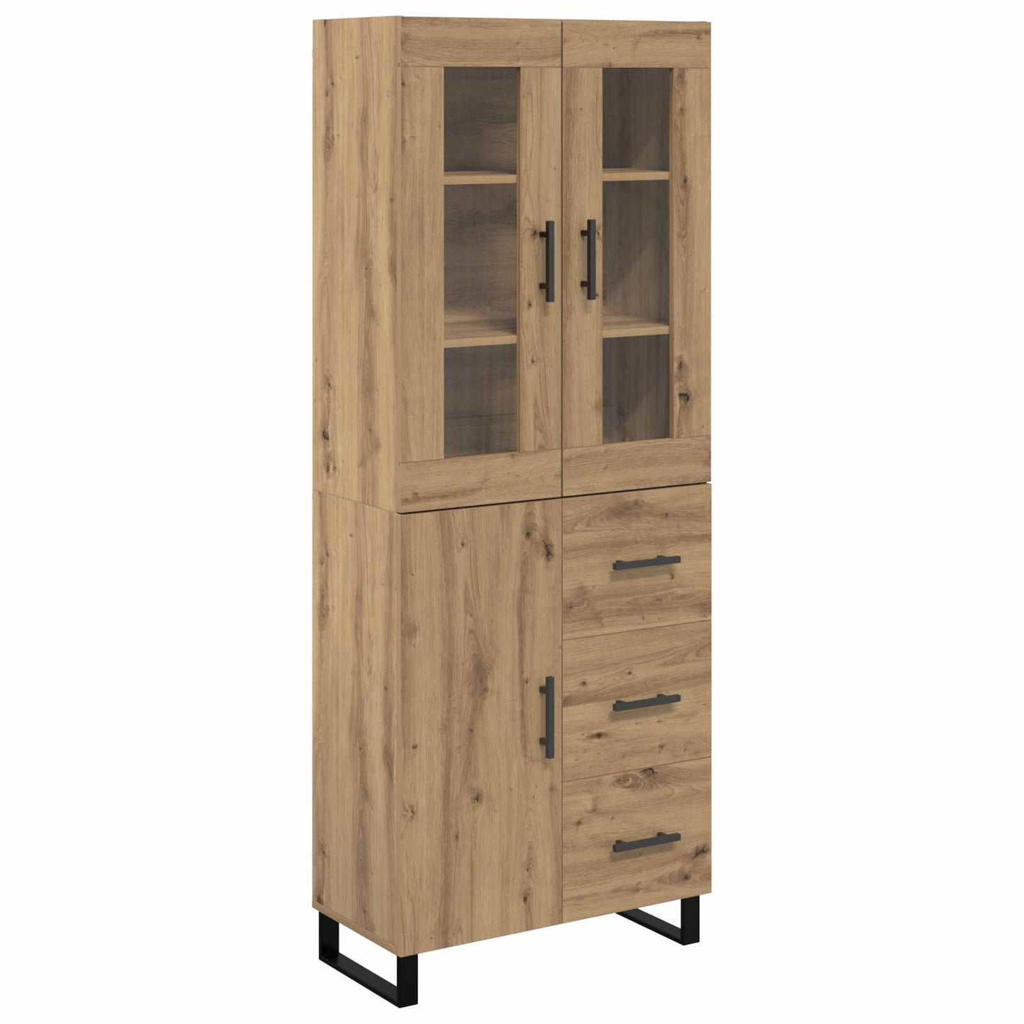 Høyskap 2 pcs Artisan Eik 69,5 x 34 x 180 cm Konstruert tre