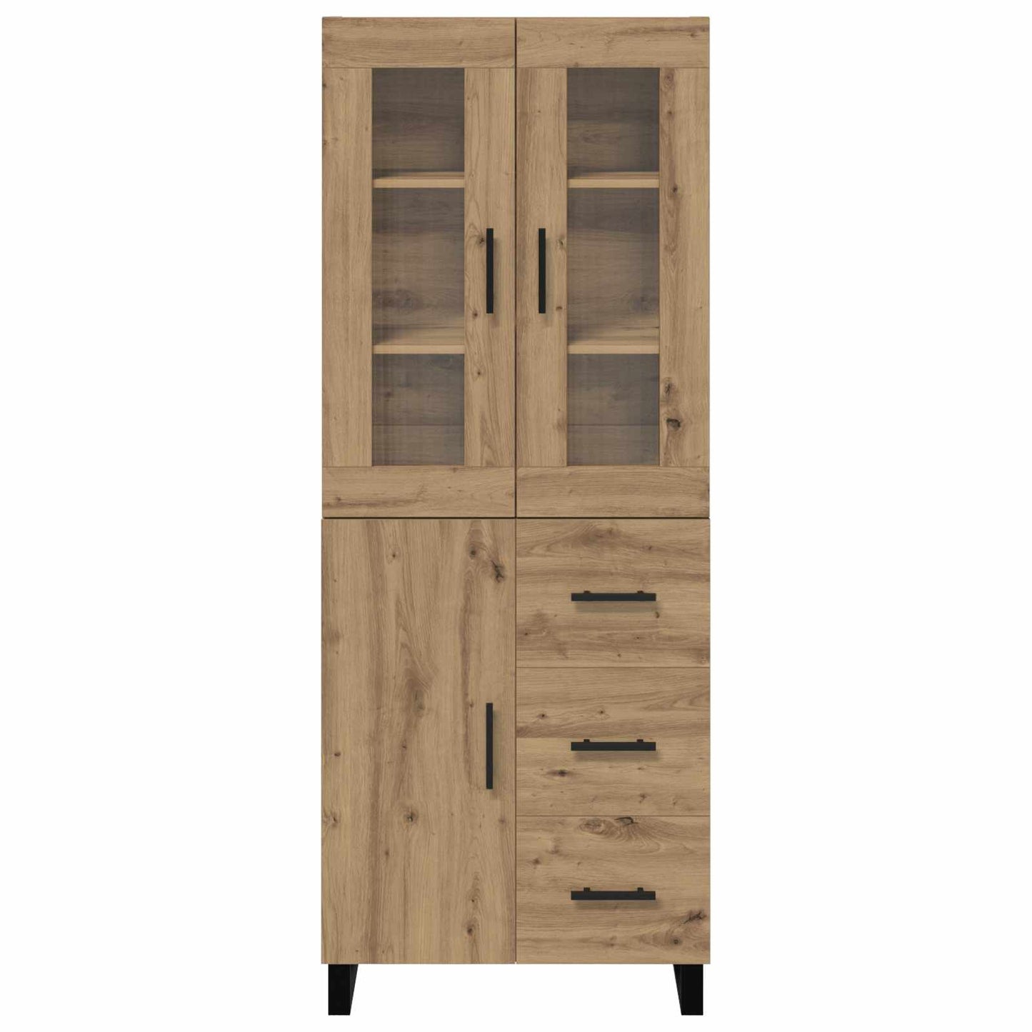 Høyskap 2 pcs Artisan Eik 69,5 x 34 x 180 cm Konstruert tre