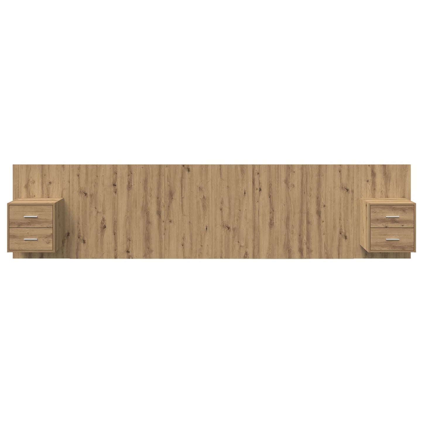 Hodegjerde Med Skap 3 pcs Artisan Eik Konstruert tre
