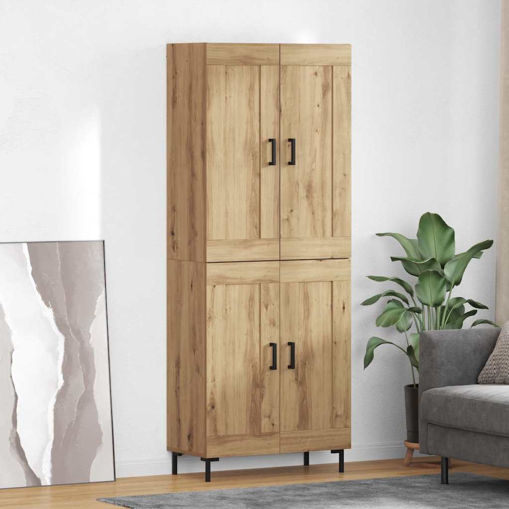 Høyskap 2 stk. Artisan Eik 69,5 x 34 x 180 cm Konstruert tre