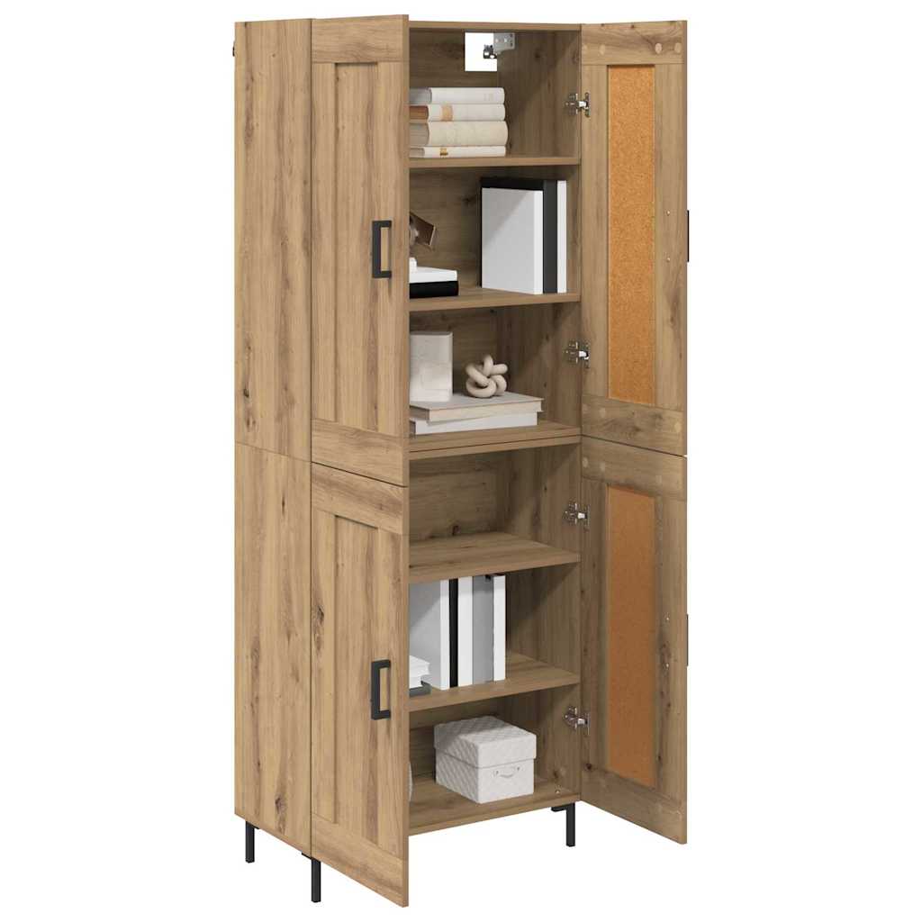 Høyskap 2 stk. Artisan Eik 69,5 x 34 x 180 cm Konstruert tre