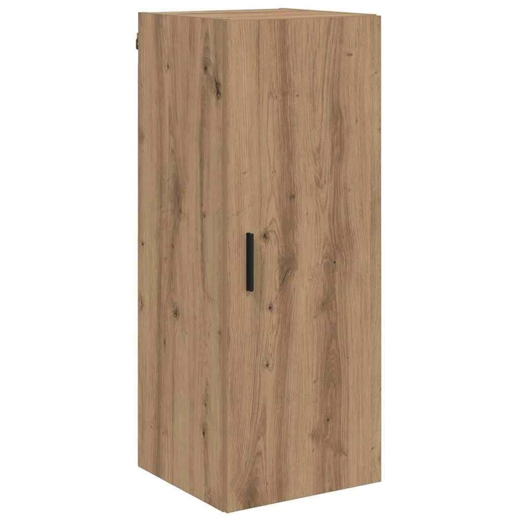 Høyskap med skuff Artisan Eik 34,5 x 34 x 180 cm Konstruert tre