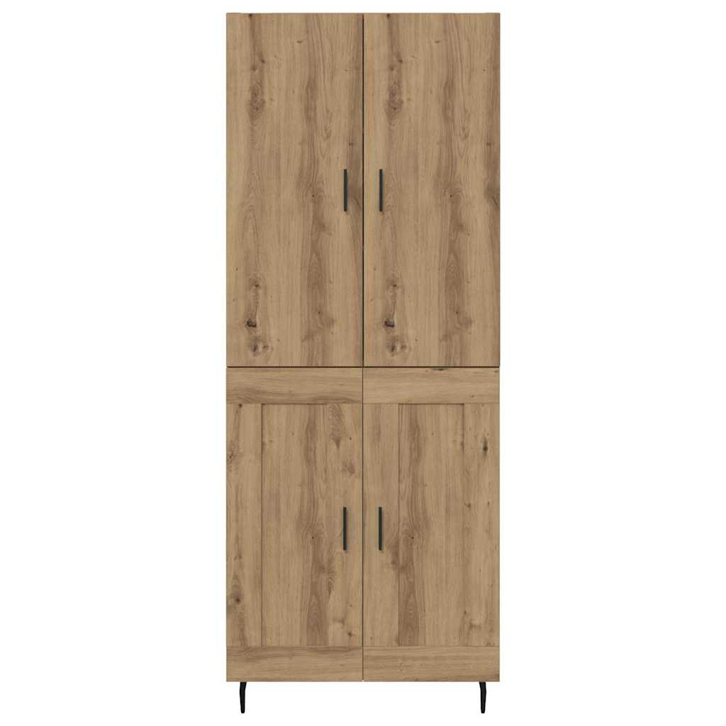 Høyskap 2 pcs Artisan Eik 69,5 x 34 x 180 cm Konstruert tre