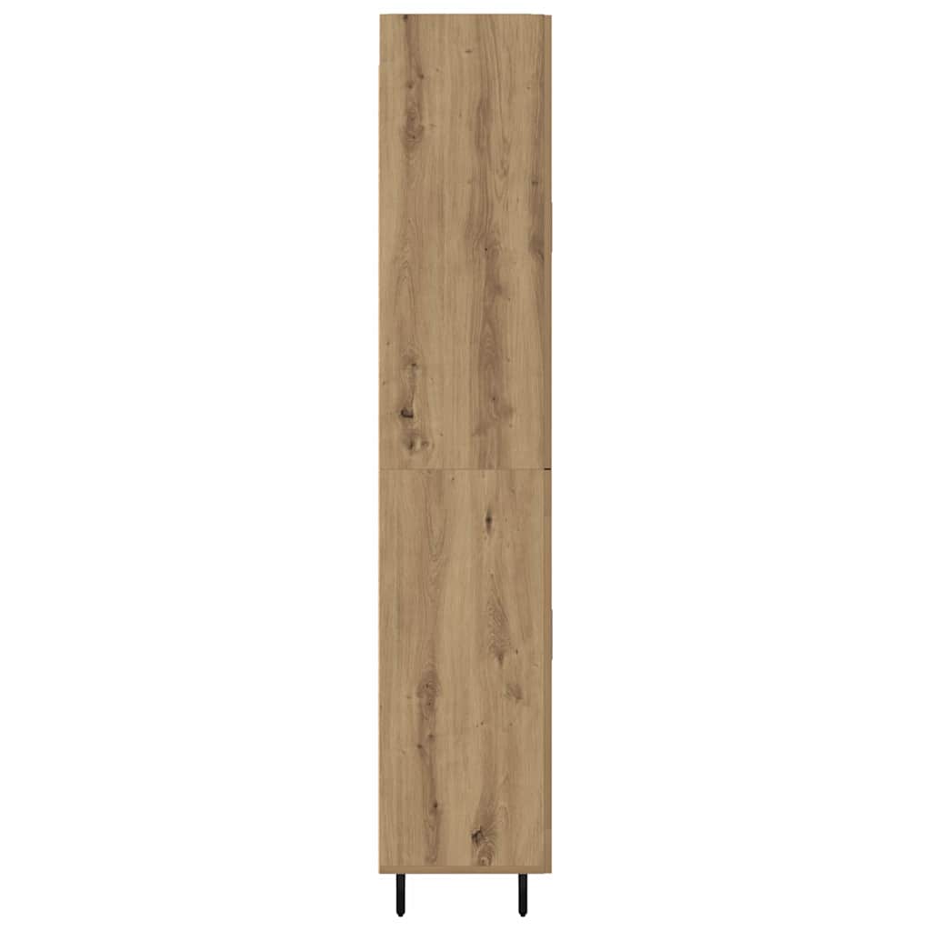Høyskap 2 pcs Artisan Eik 69,5 x 34 x 180 cm Konstruert tre