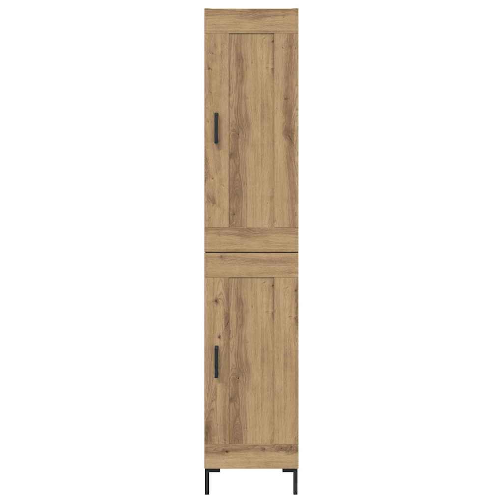 Høyskap Artisan Eik 34,5 x 34 x 180 cm Konstruert tre