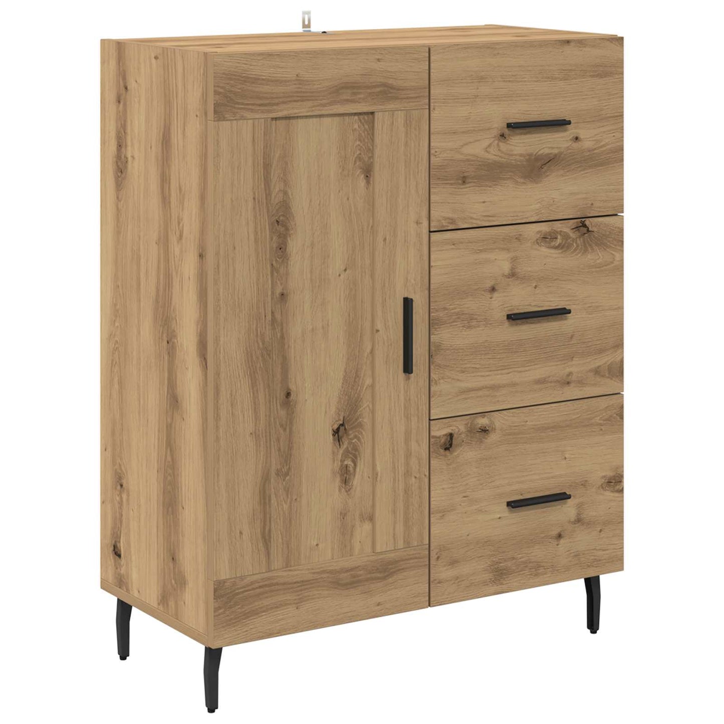 Høyskap 2 pcs Artisan Eik 69,5 x 34 x 180 cm Konstruert tre