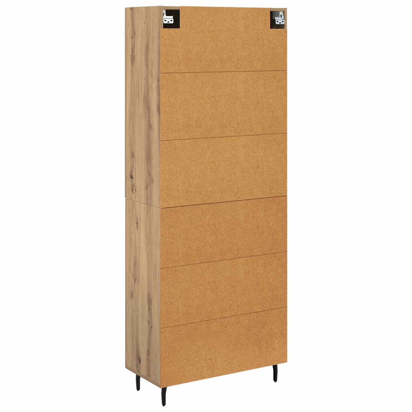 Høyskap 2 pcs Artisan Eik 69,5 x 34 x 180 cm Konstruert tre