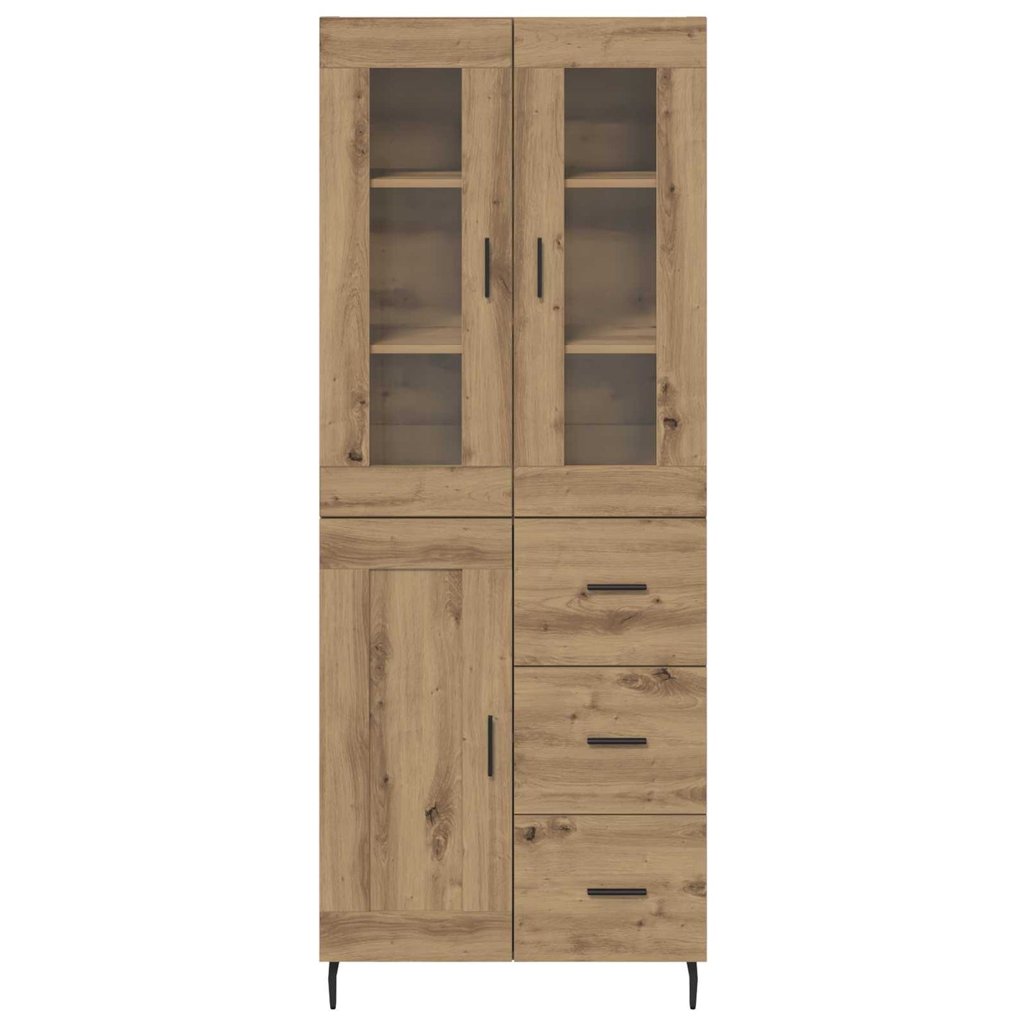 Høyskap 2 pcs Artisan Eik 69,5 x 34 x 180 cm Konstruert tre