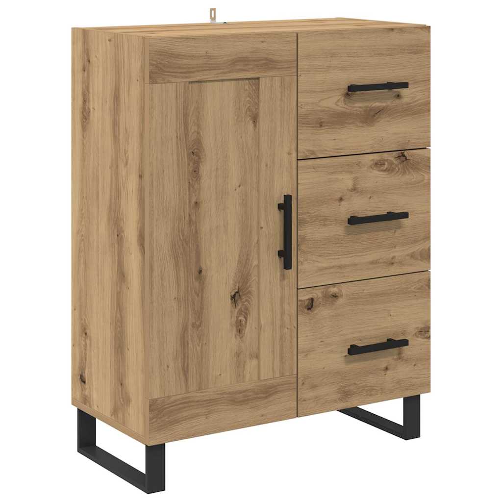 Høyskap med skuff 2 pcs Artisan Eik 69,5 x 34 x 180 cm