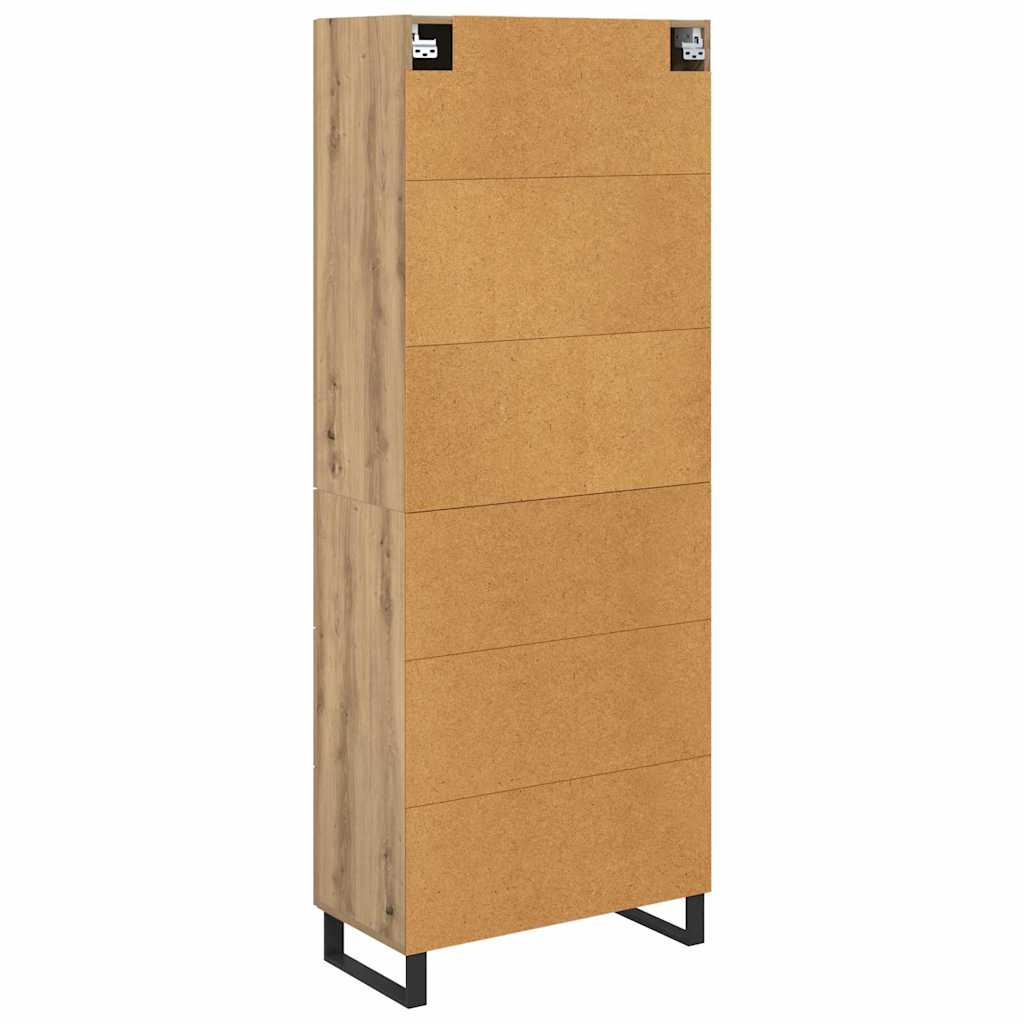 Høyskap med skuff 2 pcs Artisan Eik 69,5 x 34 x 180 cm