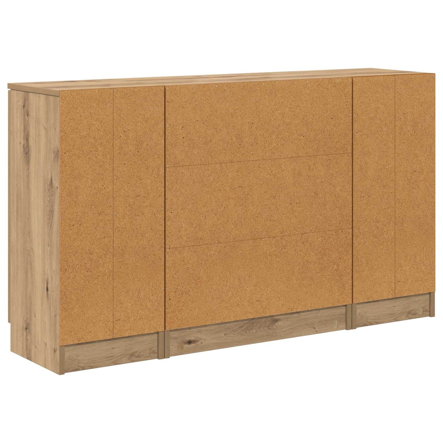 Serviesskap 3 stk. Artisan Eik 120 x 30 x 70 cm Konstruert tre