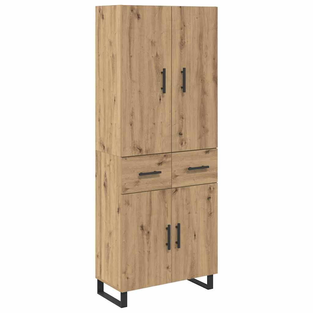 Høyskap med skuff 2 pcs Artisan Eik 69,5 x 34 x 180 cm