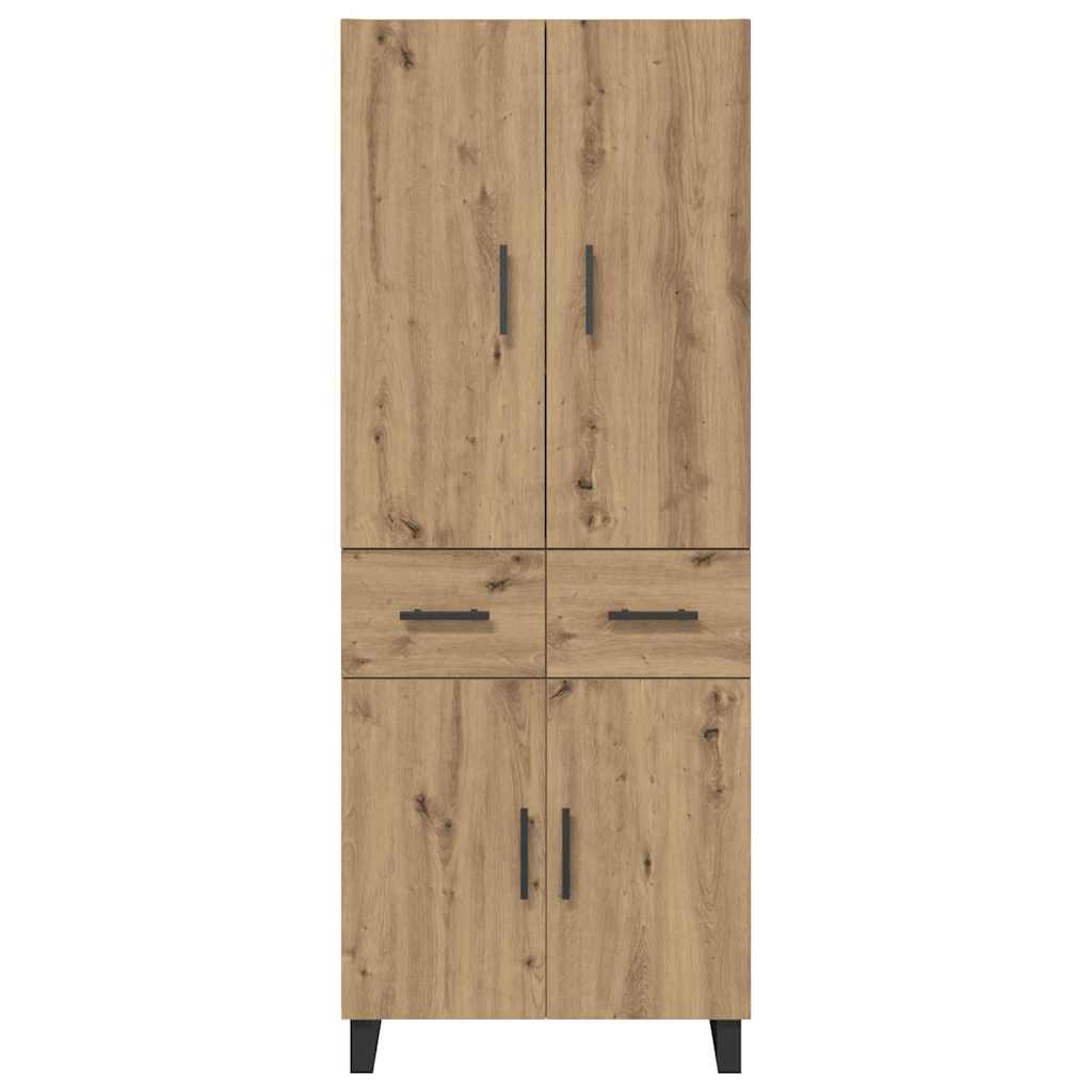 Høyskap med skuff 2 pcs Artisan Eik 69,5 x 34 x 180 cm