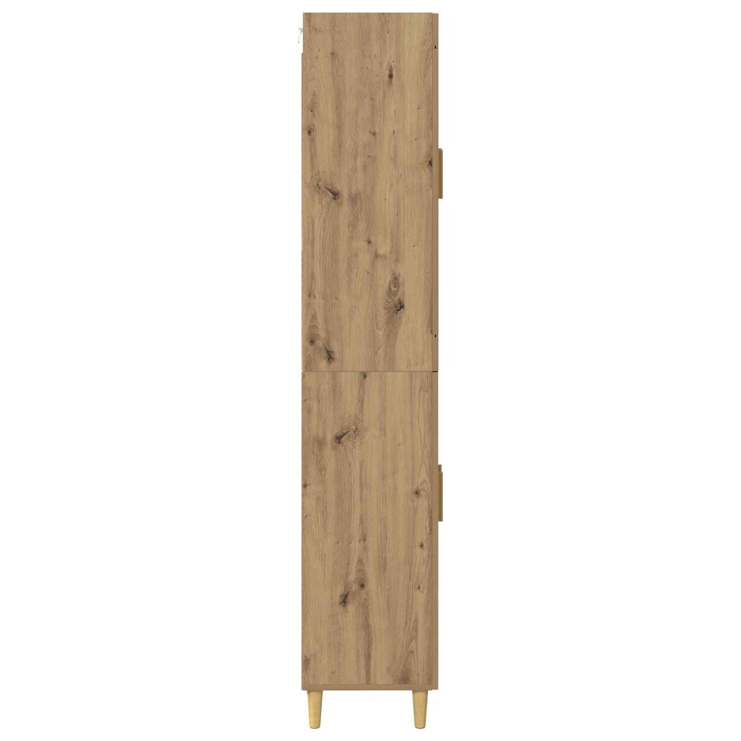 Høyskap Artisan Eik 69,5 x 34 x 180 cm Sponplater og glass