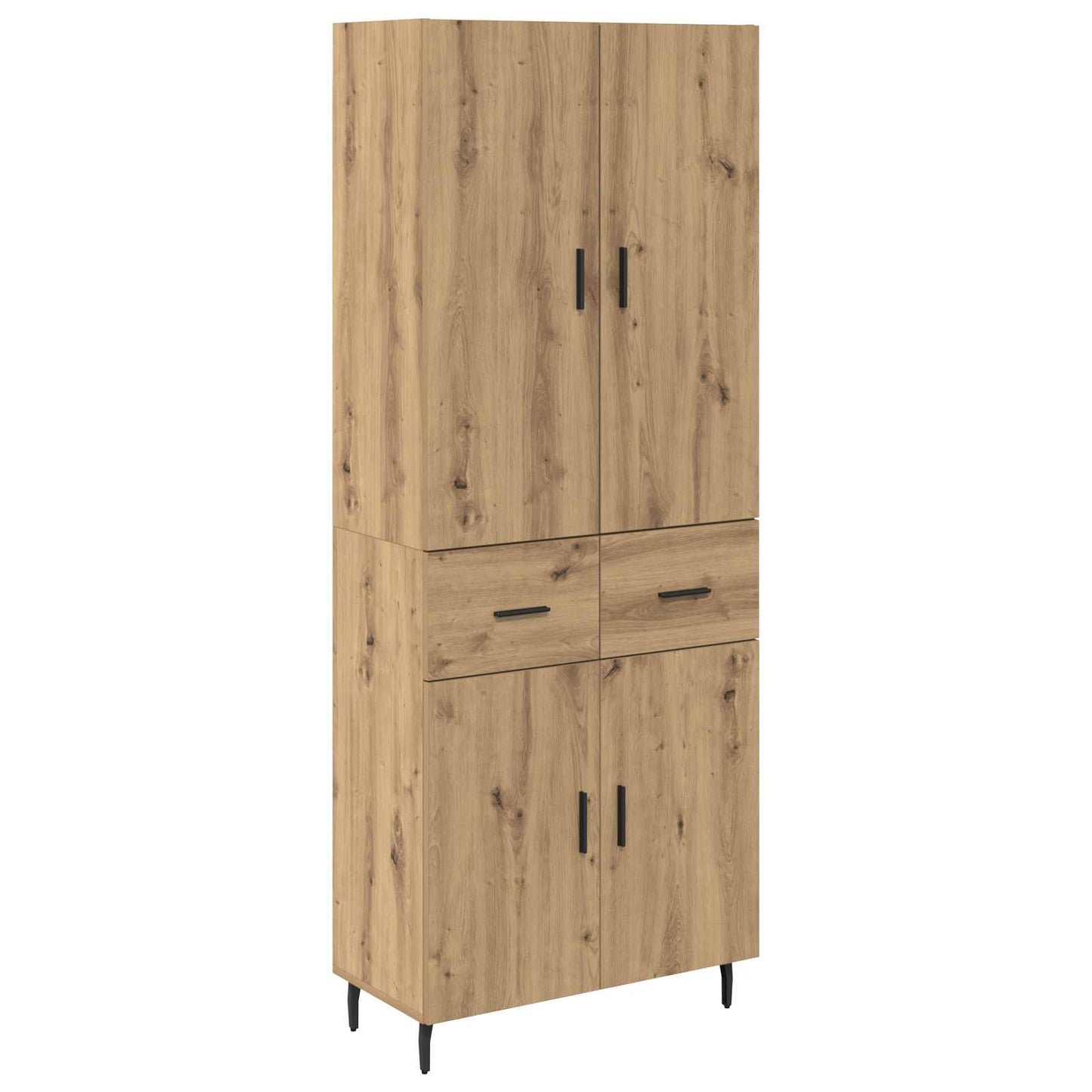 Høyskap 2 pcs Artisan Eik 69,5 x 34 x 180 cm Konstruert tre