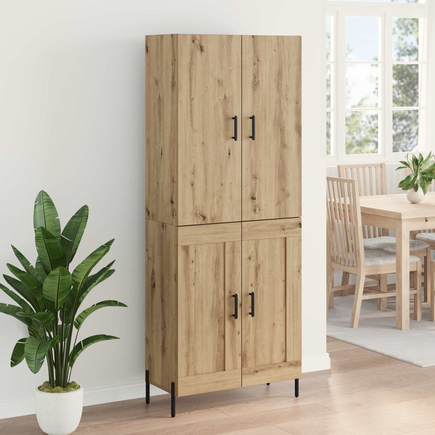 Høyskap Artisan Eik 69,5 x 34 x 180 cm Konstruert tre