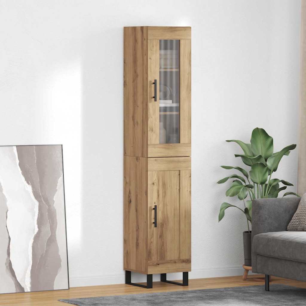 Høyskap Artisan Eik 34,5 x 34 x 180 cm Konstruert tre